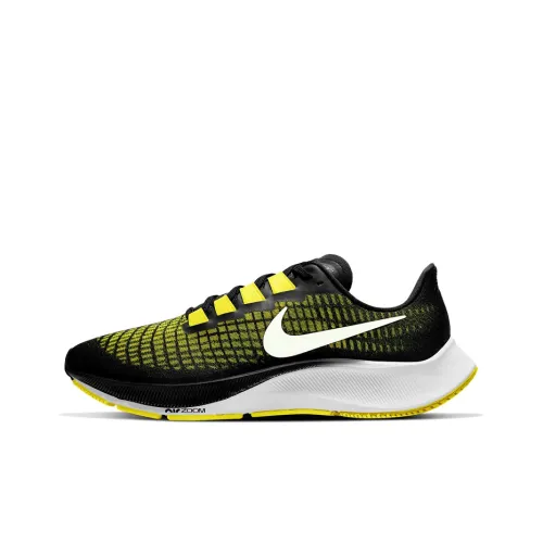 Nike Pegasus 37 Running Shoes Men Low-Top Black/Yellow White