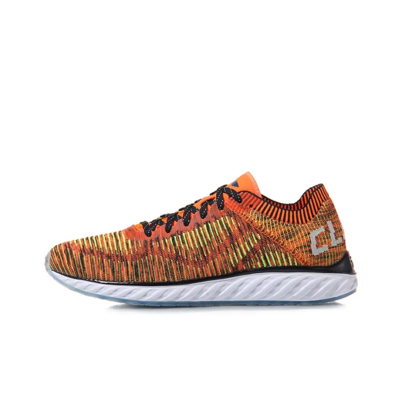 LiNing Cloud 4 Cushioned Anti-Slip Wear-Resistant Breathable Lightweight Low-Top Running Shoes Unisex Orange-0