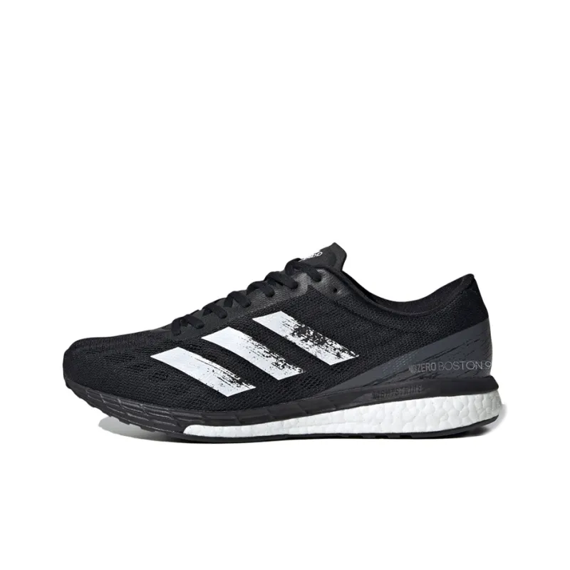Adidas Adizero Boston 9 Wide 'Black White'-0
