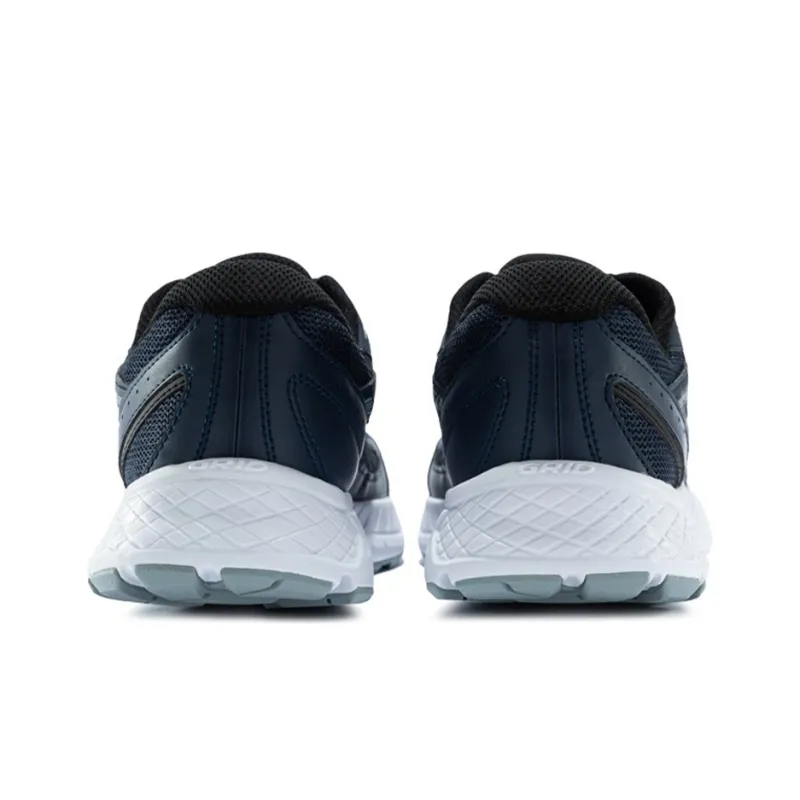 Saucony Cohesion 13 Slip-Resistant Breathable Lightweight Low-Top Running Shoes Men's Dark Blue Silver-3