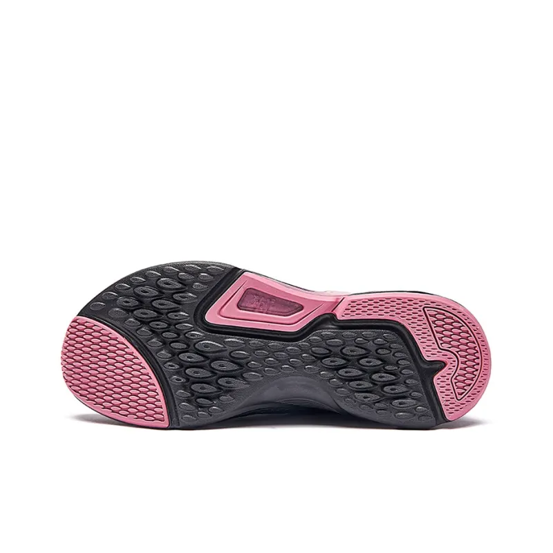 361° Bounce Technology Breathable Low Top Running Shoes Women's Black Pink Comfortable Sports-3