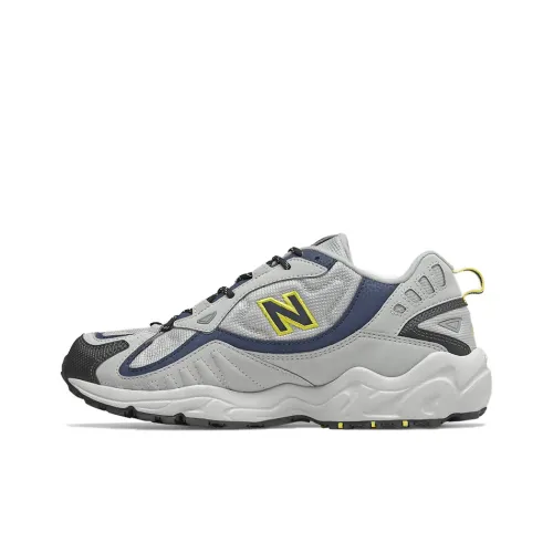 New Balance NB 703 Running Shoes Men Low-Top Light Aluminum/Natural Indigo