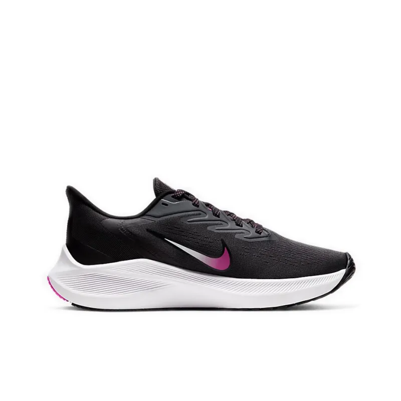 Nike Air Zoom Winflo 7 Dark Smoke Grey Fire Pink Women's-1