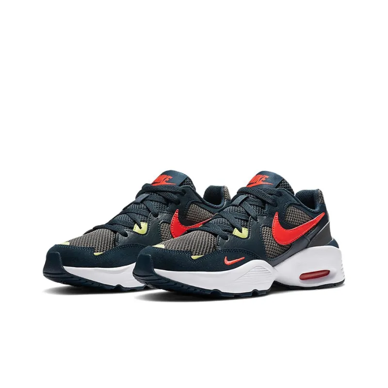 Nike Air Max Fusion 'Black White Red' Gs-2