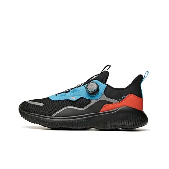 Anta Running Collection Cushioned Slip Resistant Abrasion Resistant Breathable Low Top Running Shoes Men's Frozen Blue