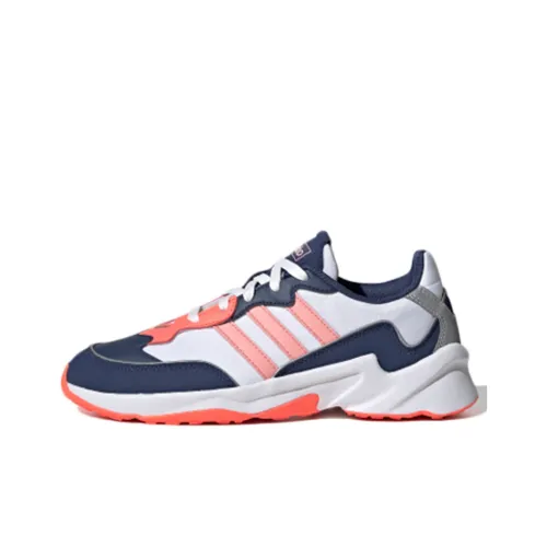 Adidas Neo 20-20 FX Running Shoes Women's Low-Top Blue/Pink/White