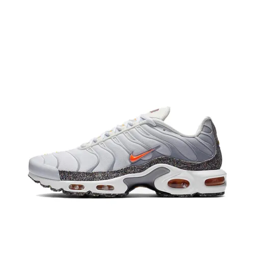 Nike Air Max Plus Running Shoes Men Low-Top Gray/Orange