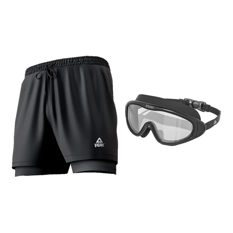 PEAK Swimming Sets Polyester Pool Men's Black-2