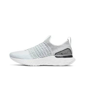 Nike React Phantom Run Flyknit Premium Pure Platinum White Women's