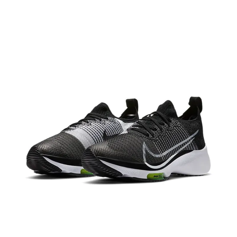 Nike Air Zoom Tempo Next% Flyknit Black White GS-2