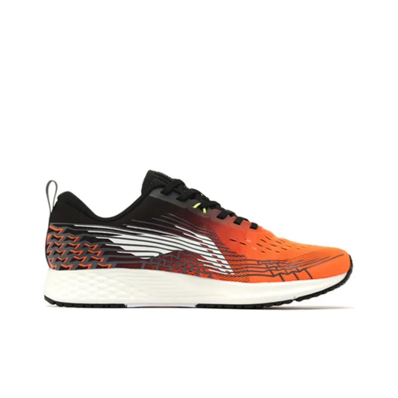 LiNing Red Hare 4 Cushioning Anti Slip And Wear Resistant Low Top Running Shoes Men's Black Orange-1