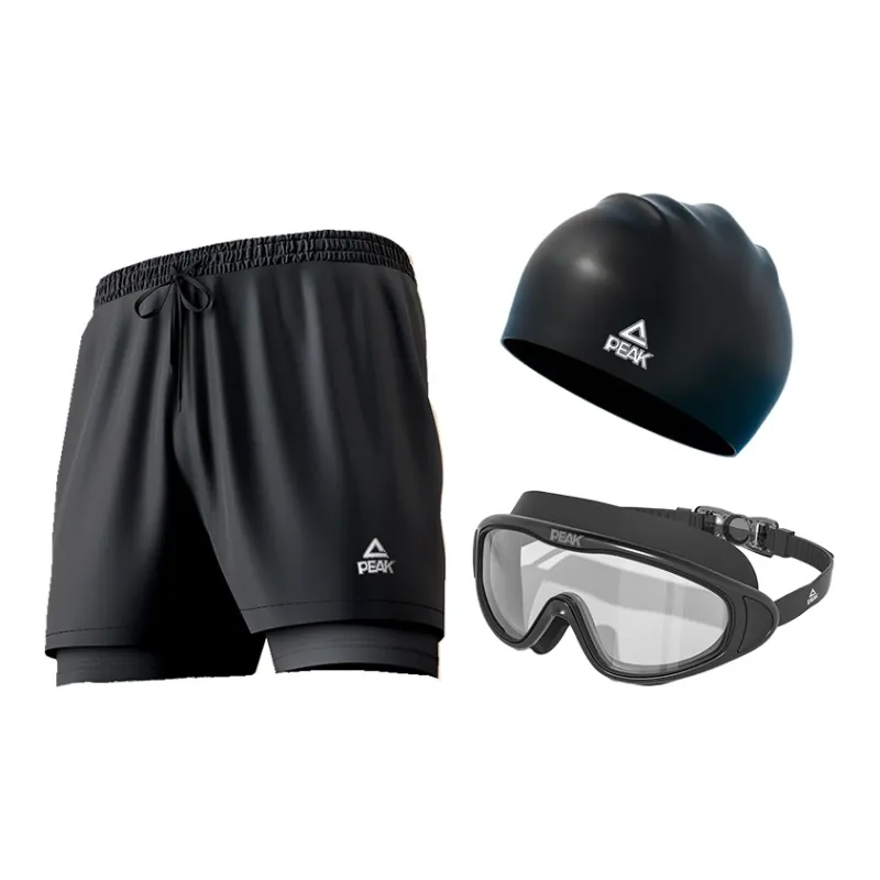 PEAK Swimming Sets Polyester Pool Men's Black-3