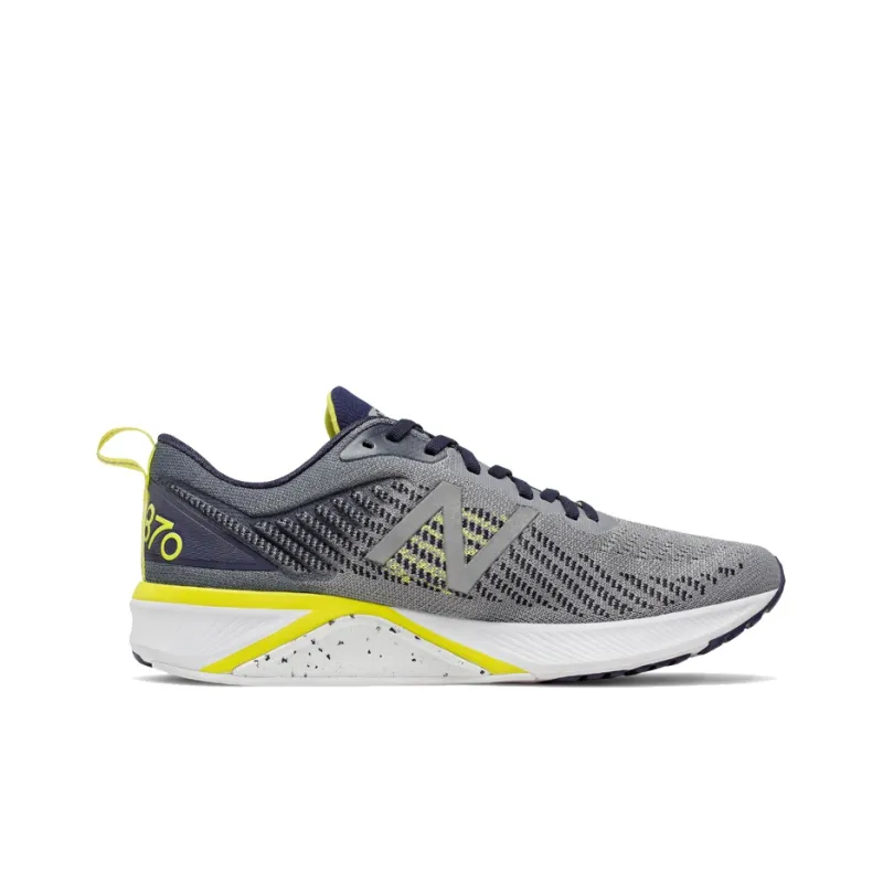 New Balance 870v5 Grey/Yellow/-1