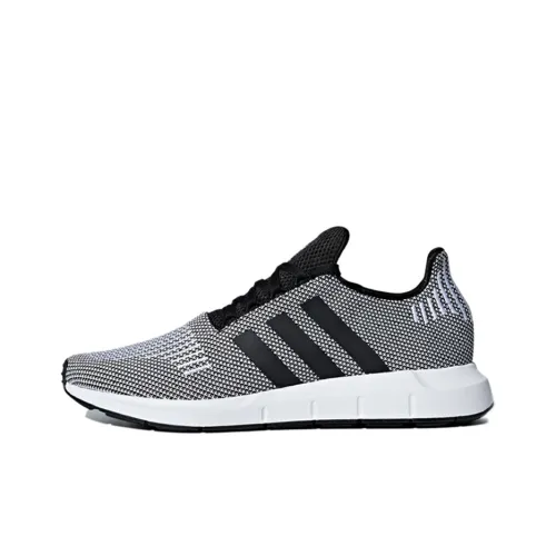 Adidas Originals Swift Run Running Shoes Unisex Low-Top Black/White