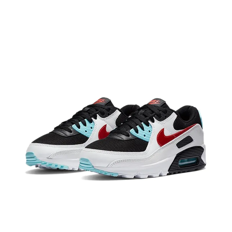 Nike Air Max 90 Aqua Red White Black Women's-2