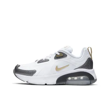 Nike Air Max 200 White Metallic Gold GS