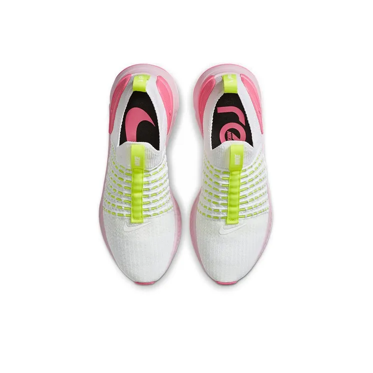 Nike React Phantom Run Flyknit 2 White Volt Pink Glow Women's-3