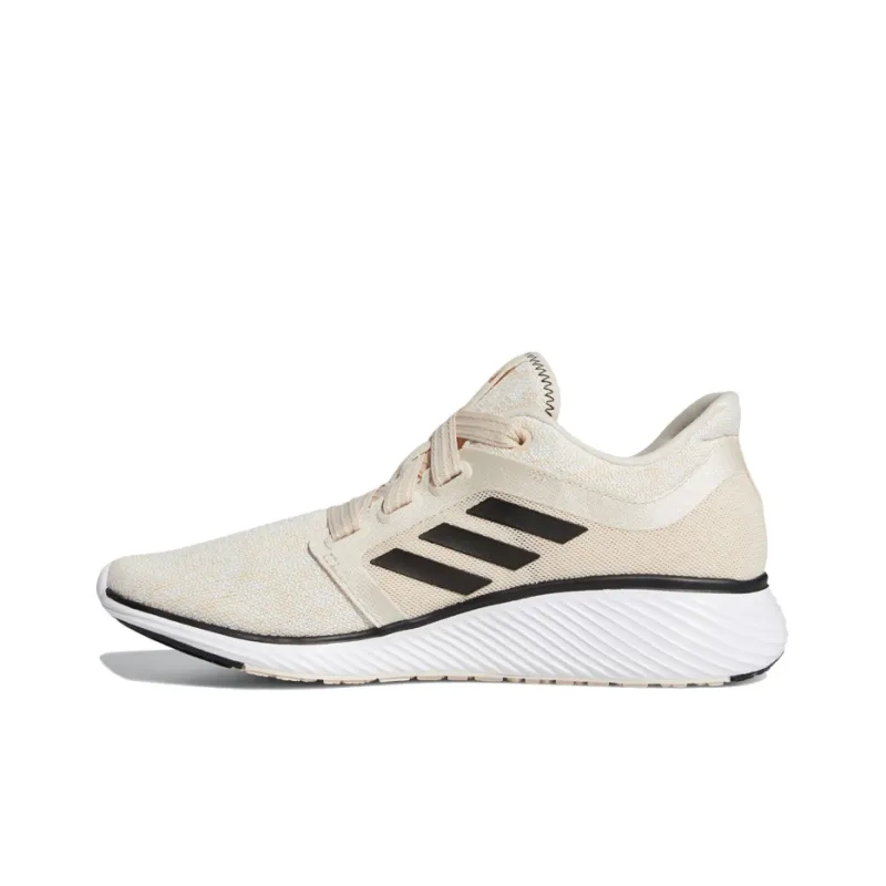 Adidas Edge Lux 3 Slip-Resistant Cushioning Low-Top Running Shoes Women's Beige White Black-0