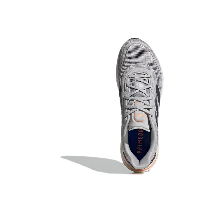 Adidas Supernova Cushioned Slip Resistant Breathable Low Top Running Shoes Men's Gray-4