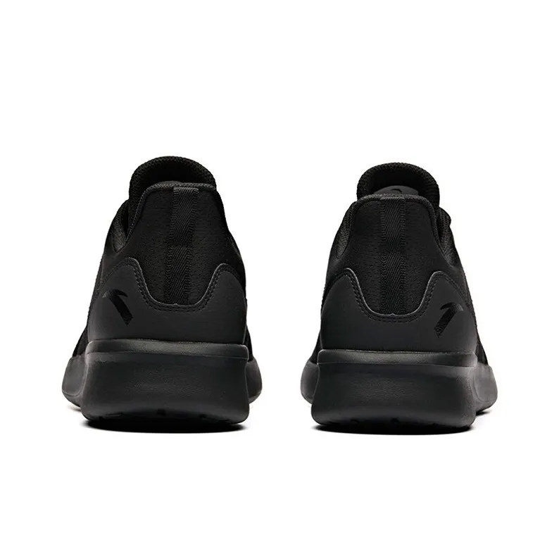Anta Breathable Lightweight Low-Top Running Shoes Men's Black-3