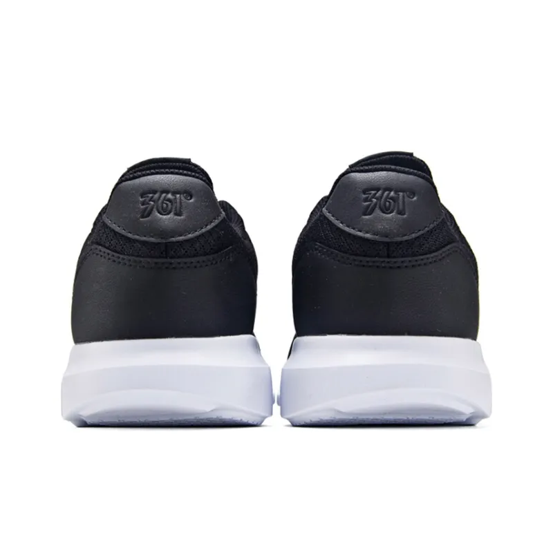 361° Low Top Running Shoes Women's Black White-2