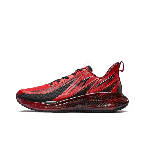 XTEP Windfire 23 Running Shoes Men Low-Top Red/Black