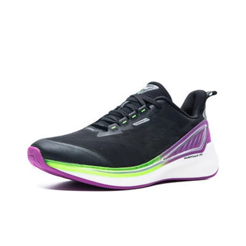 361° Night Shadows Cushioning Low Top Running Shoes Men's Black Purple-2