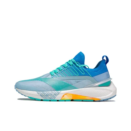 LiNing Jueying Slip-Resistant Cushioning Low-Top Running Shoes Men's Blue