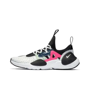 Nike Huarache E.D.G.E. Cushioned Anti-Slip Wear-Resistant Breathable Lightweight Low-Top Running Shoes GS Black Pink