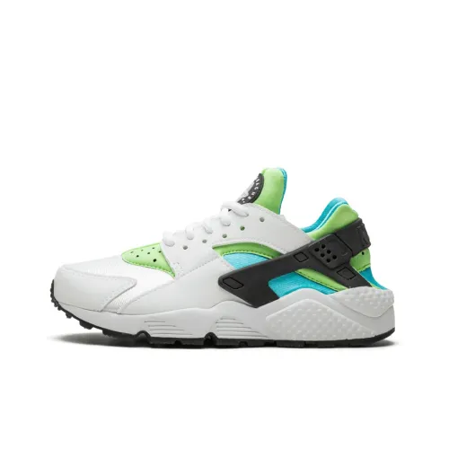 Nike Air Huarache Run White Clearwater Flash Lime Women's