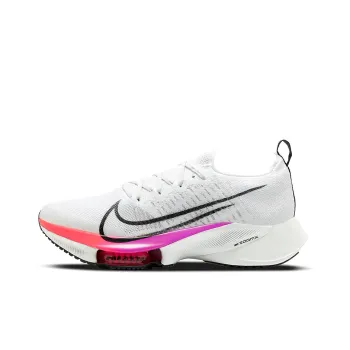 Nike Air Zoom Tempo Next% Flyknit White Hyper Violet Flash Crimson