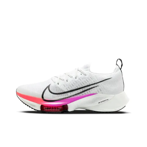 Nike Air Zoom Tempo Next% Flyknit White Hyper Violet Flash Crimson