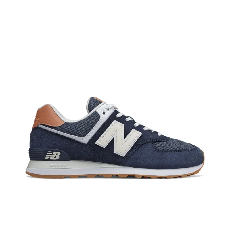 New Balance 574 Natural Indigo Faded Mahogany-1