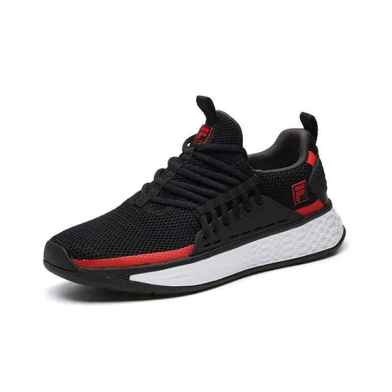 FILA Lux Low Black/Red-2