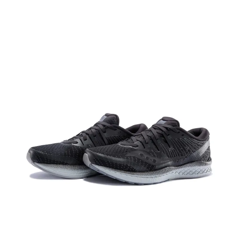 Saucony Liberty ISO 2 Liberate Support Low-Top Running Shoes Women's Black Gray-2