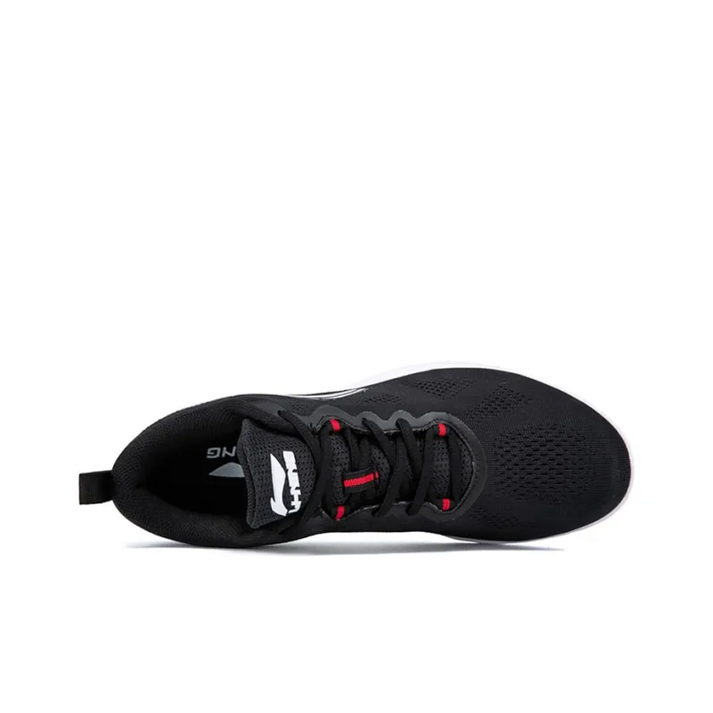 LINING Move With Your Heart Running Shoes Unisex Low Top Black/White-3