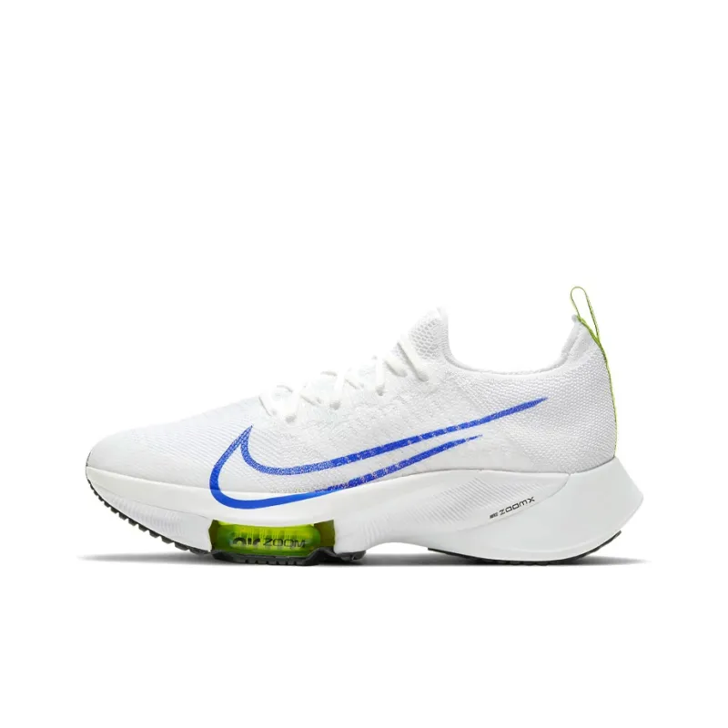 Nike Air Zoom Tempo Next% Flyknit White Racer Blue Volt-0