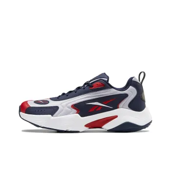 Reebok Runner Cushioning Anti-Slip And Wear-Resistant Low-Top Running Shoes Unisex Blue Gray Red