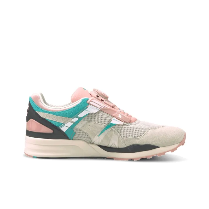 PUMA Xs 7000 Disc Story Low Khaki/Pink/Green Women's-1