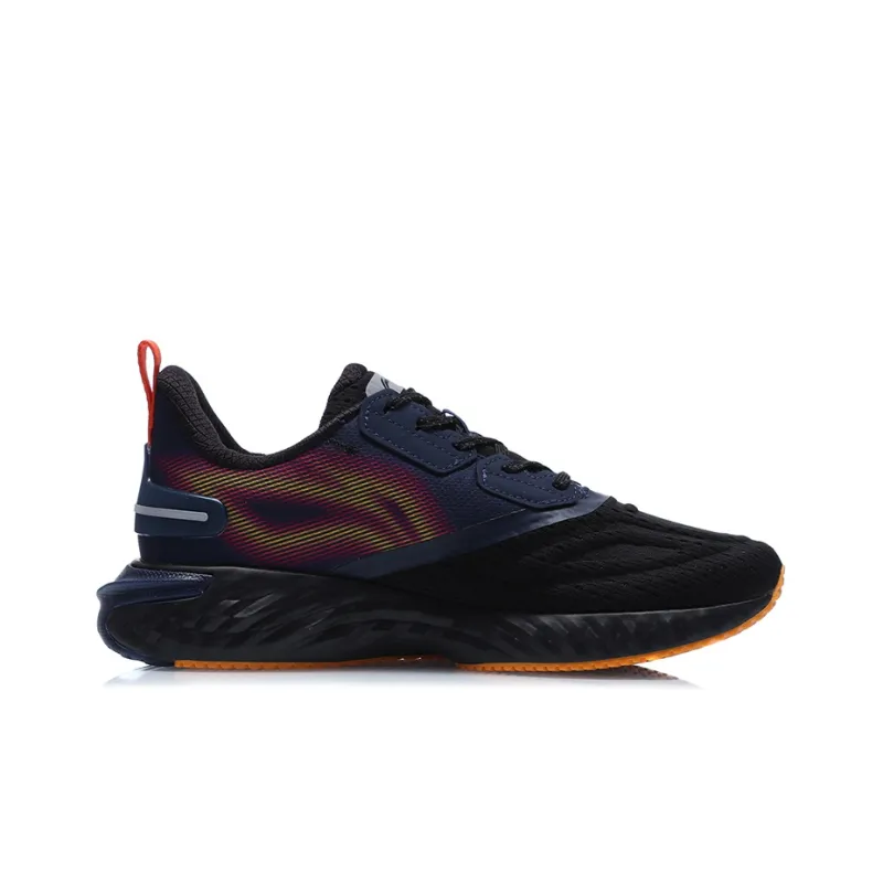 LiNing Cloud 5 V Shield Cushioning, Slip Resistant, And Abrasion Resistant Low Top Running Shoes Men's Black-1