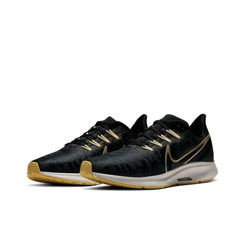 Nike Air Zoom Pegasus 36 Premium 'Black Metallic Gold' Women's-2