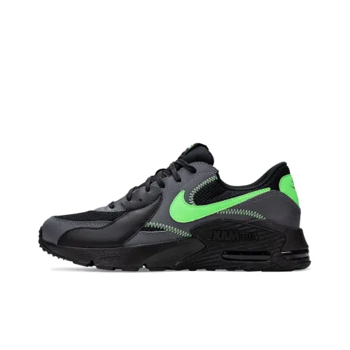 Nike Air Max Excee Running Shoes Men Low-Top Black/Green