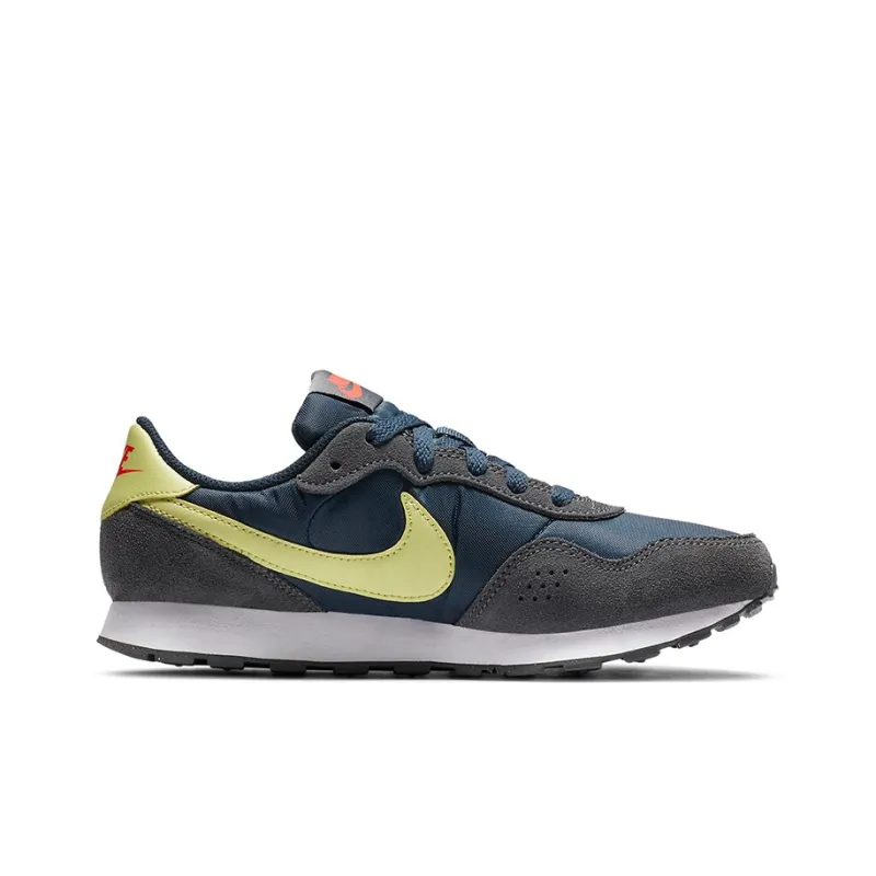 Nike MD Valiant Cushioned Slip-Resistant Low-Top Running Shoes Women's Gray Blue Yellow-1