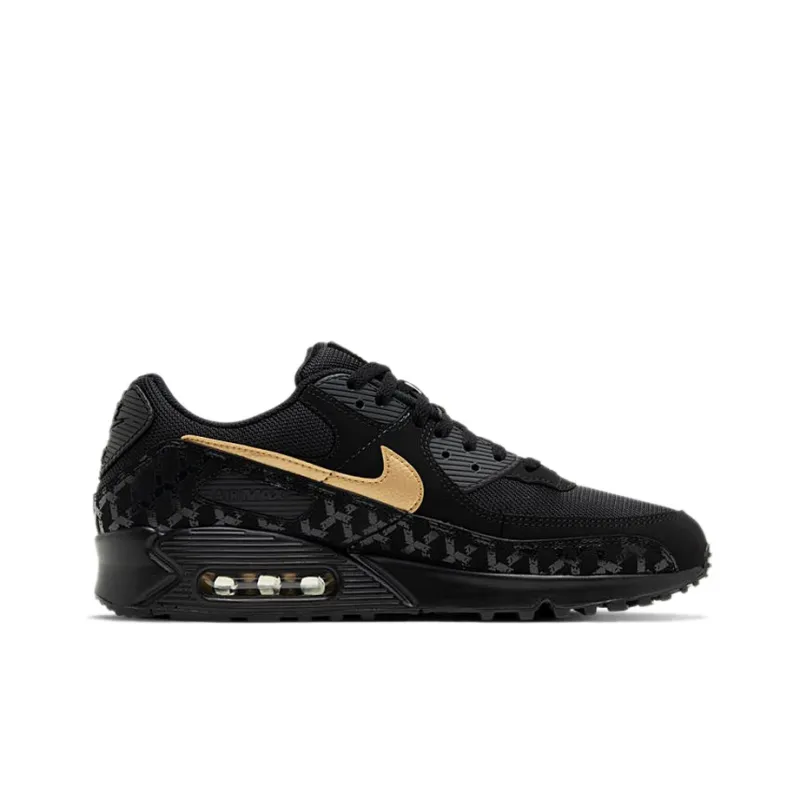 Nike Air Max 90 Black Gold Muguard Pattern-1