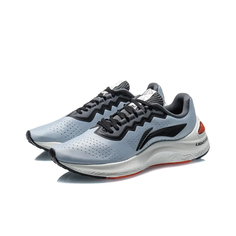 LiNing Arashi Cushioning Slip Resistant And Abrasion Resistant Low Top Running Shoes Men's Stone Mill Blue-2