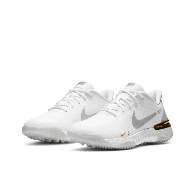 Nike Alpha Huarache Elite 3 Turf White Light Solar Flare Heather-2