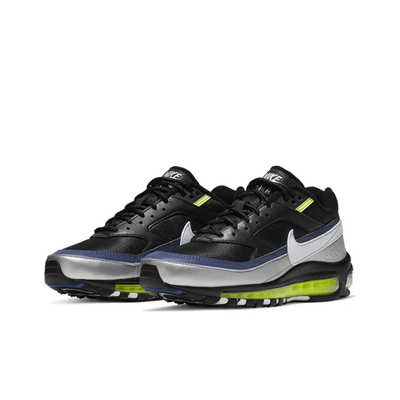 Nike Air Max 97 Bw Black White Metallic Silver-2