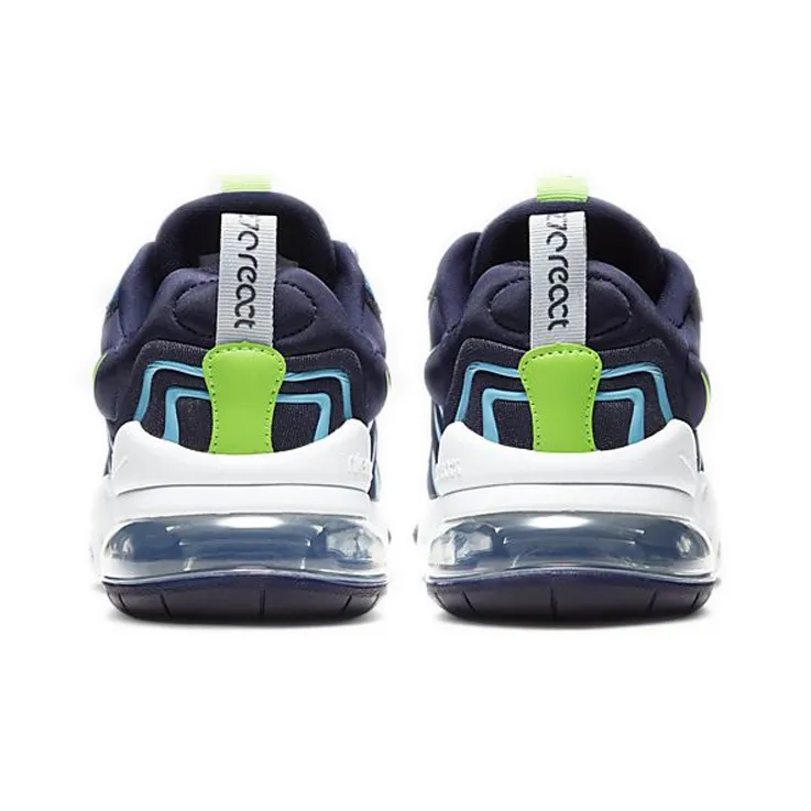 Nike Kids Air Max 270 React ENG "Blackened Blue" Sneakers-4