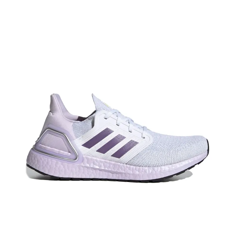 Adidas Ultra Boost 20 White Tech Purple Women's-1
