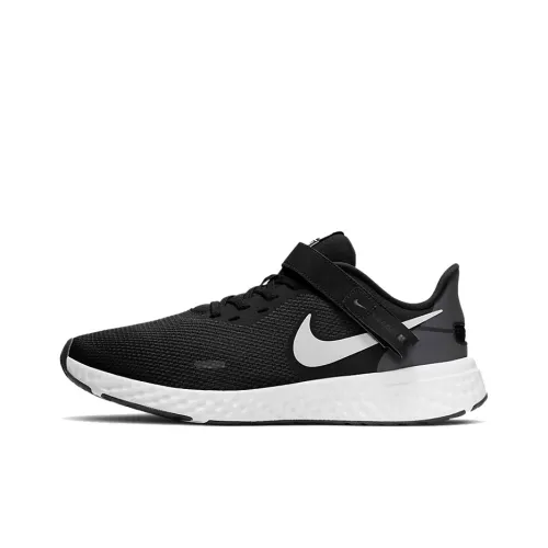 Nike Revolution 5 Series Running Shoes Men Low-Top Black/White